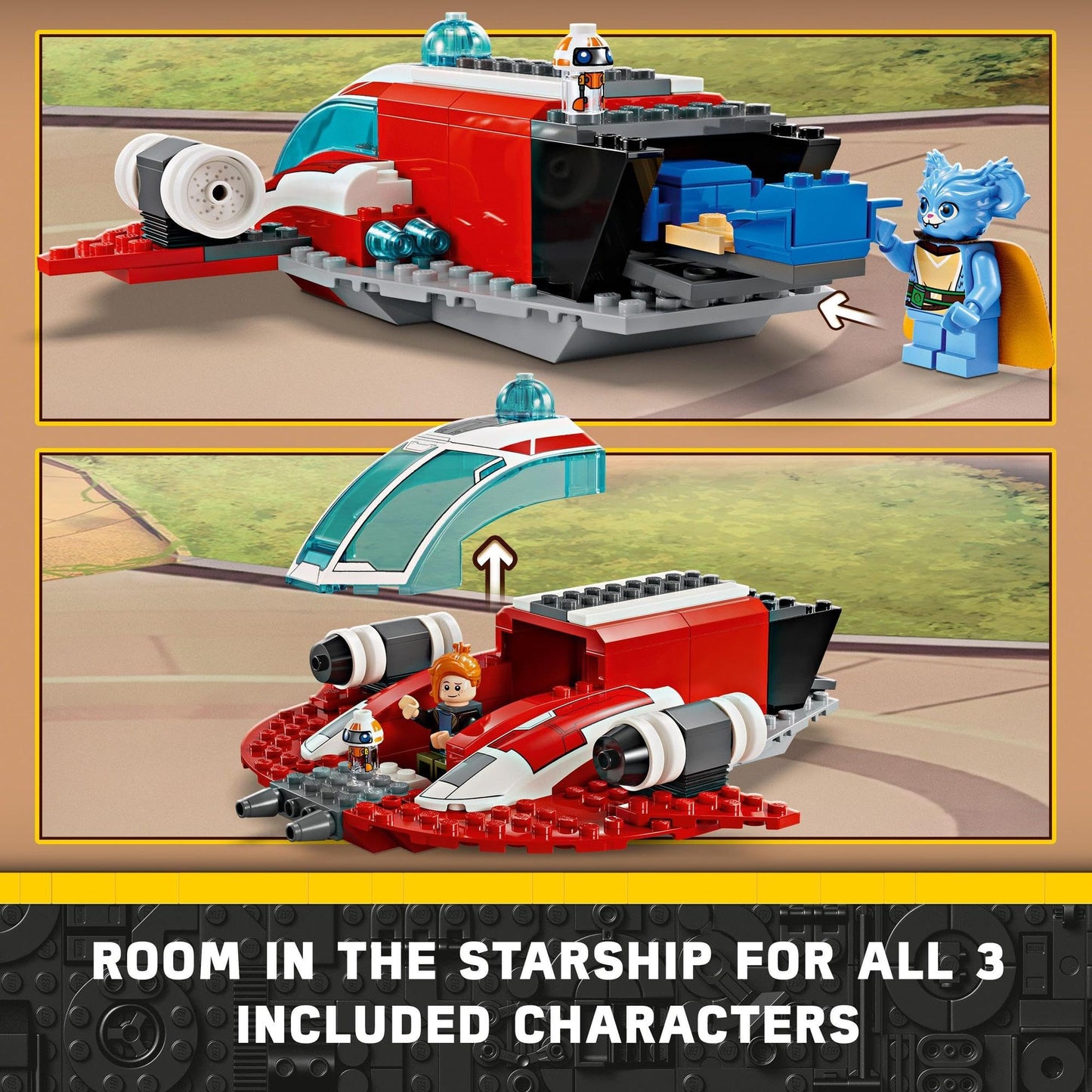 LEGO® Star Wars™ le Faucon de Feu Écarlate 75384