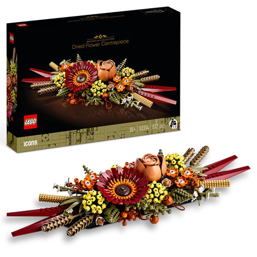 LEGO® Botanicals Le centre de table Fleurs séchées 10314