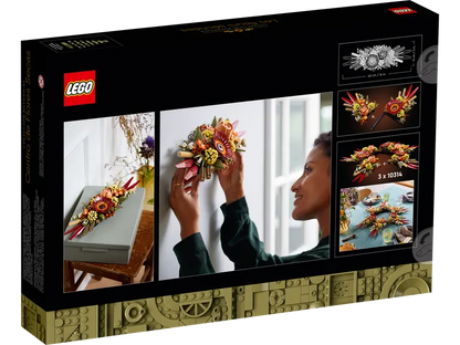 LEGO® Botanicals Le centre de table Fleurs séchées 10314