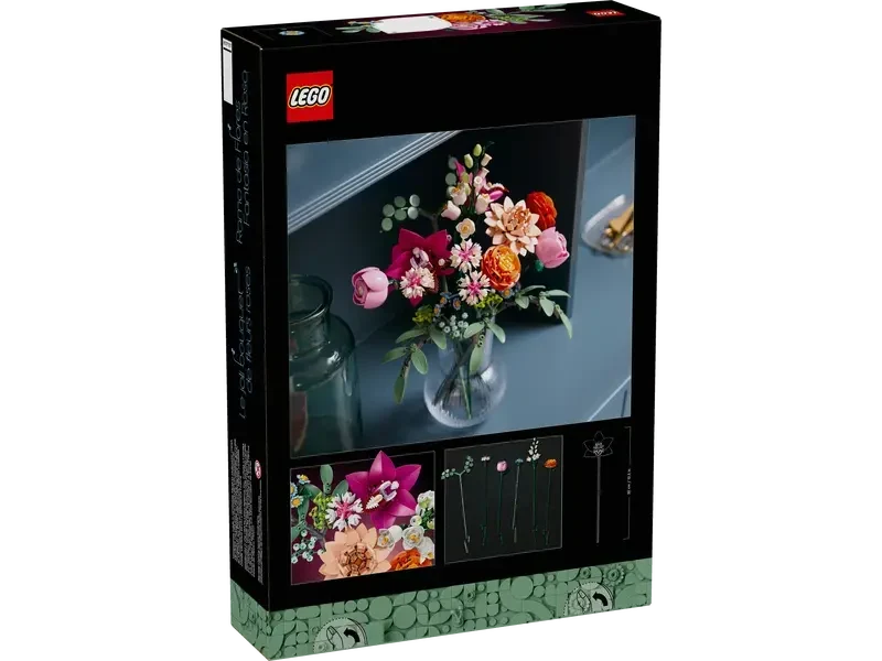 LEGO® Botanicals Joli bouquet de fleurs roses 10342