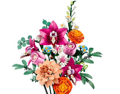 LEGO® Botanicals Joli bouquet de fleurs roses 10342