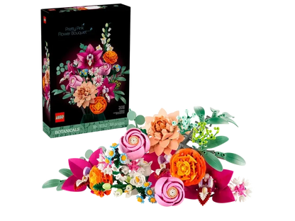 LEGO® Botanicals Joli bouquet de fleurs roses 10342