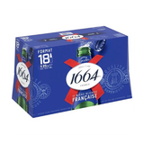 5x 1664 blonde verre pack de 18x25cl