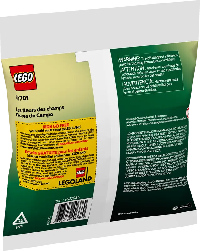 LEGO® Botanicals Fleurs des champs 30701