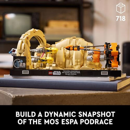 LEGO® Star Wars™ diorama de la course de modules de Mos Espa 75380