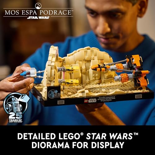 LEGO® Star Wars™ diorama de la course de modules de Mos Espa 75380