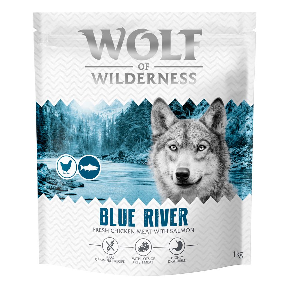 Wolf of Wilderness Adult « Blue River » au saumon – 1 kg