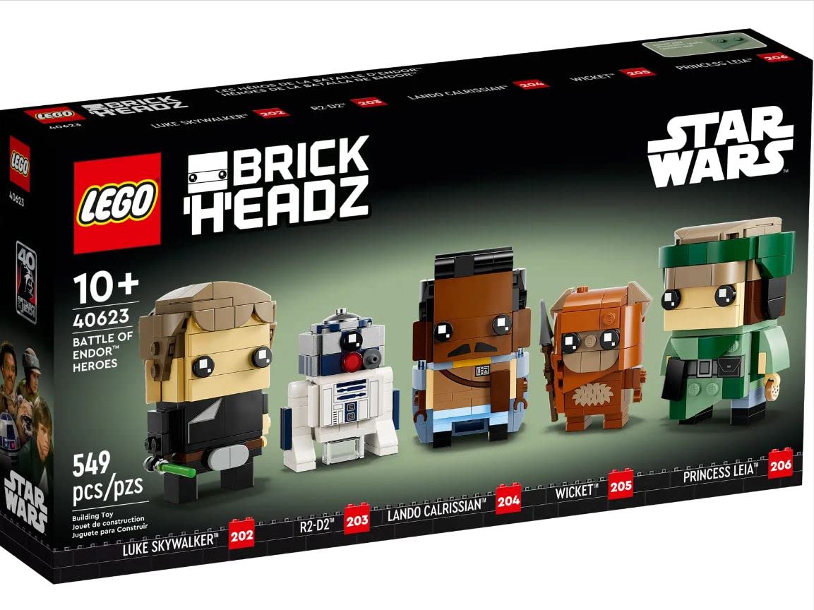 LEGO® Star Wars™ BrickHeadz – héros de la bataille d’Endor 40623