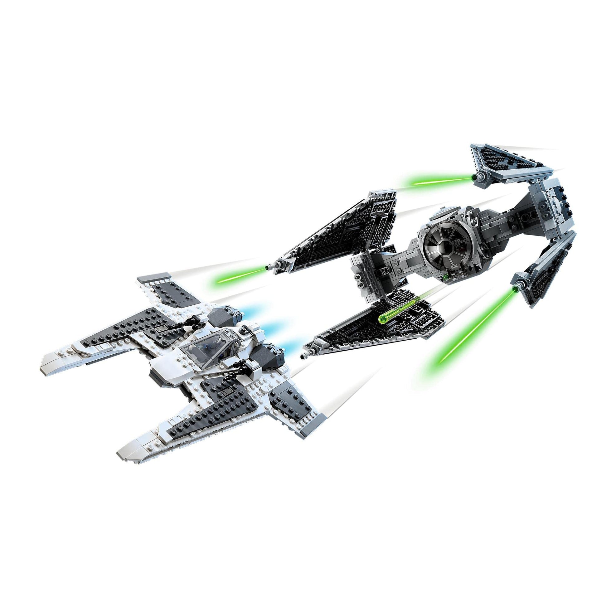 LEGO® Star Wars™ Mandalorian Fang Fighter vs. TIE Interceptor 75348