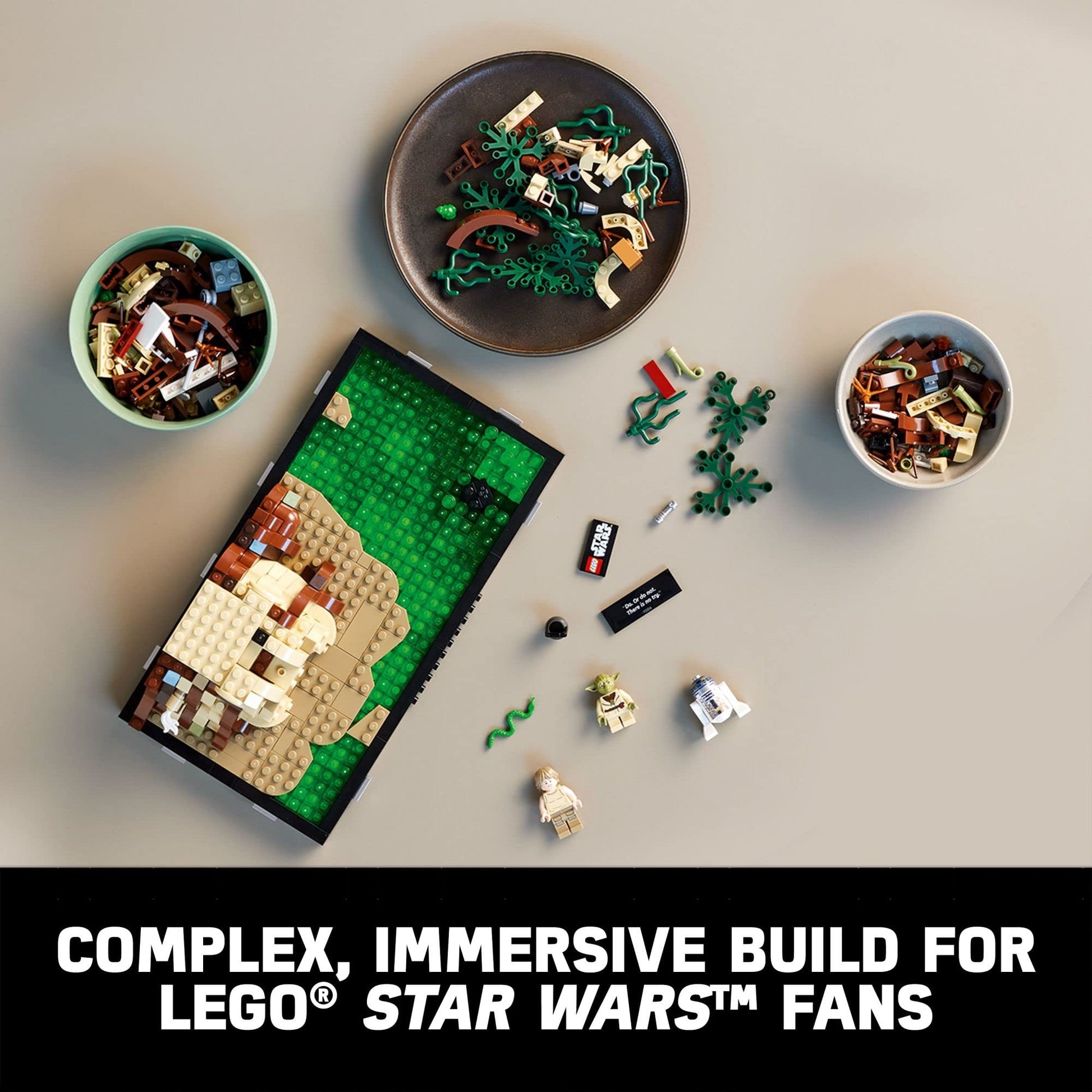 LEGO® Star Wars™ diorama de l’entraînement Jedi sur Dagobah 75330