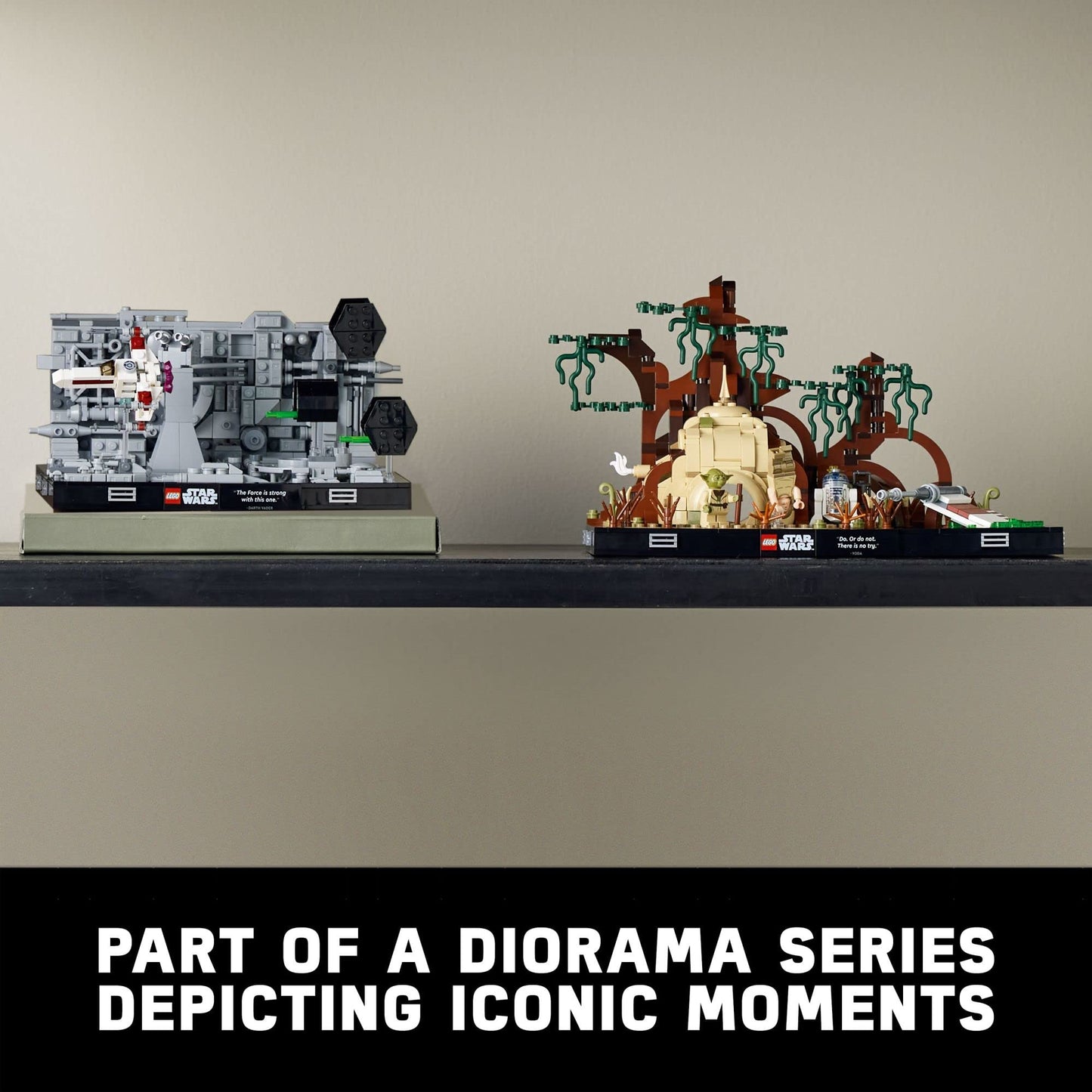 LEGO® Star Wars™ diorama de l’entraînement Jedi sur Dagobah 75330