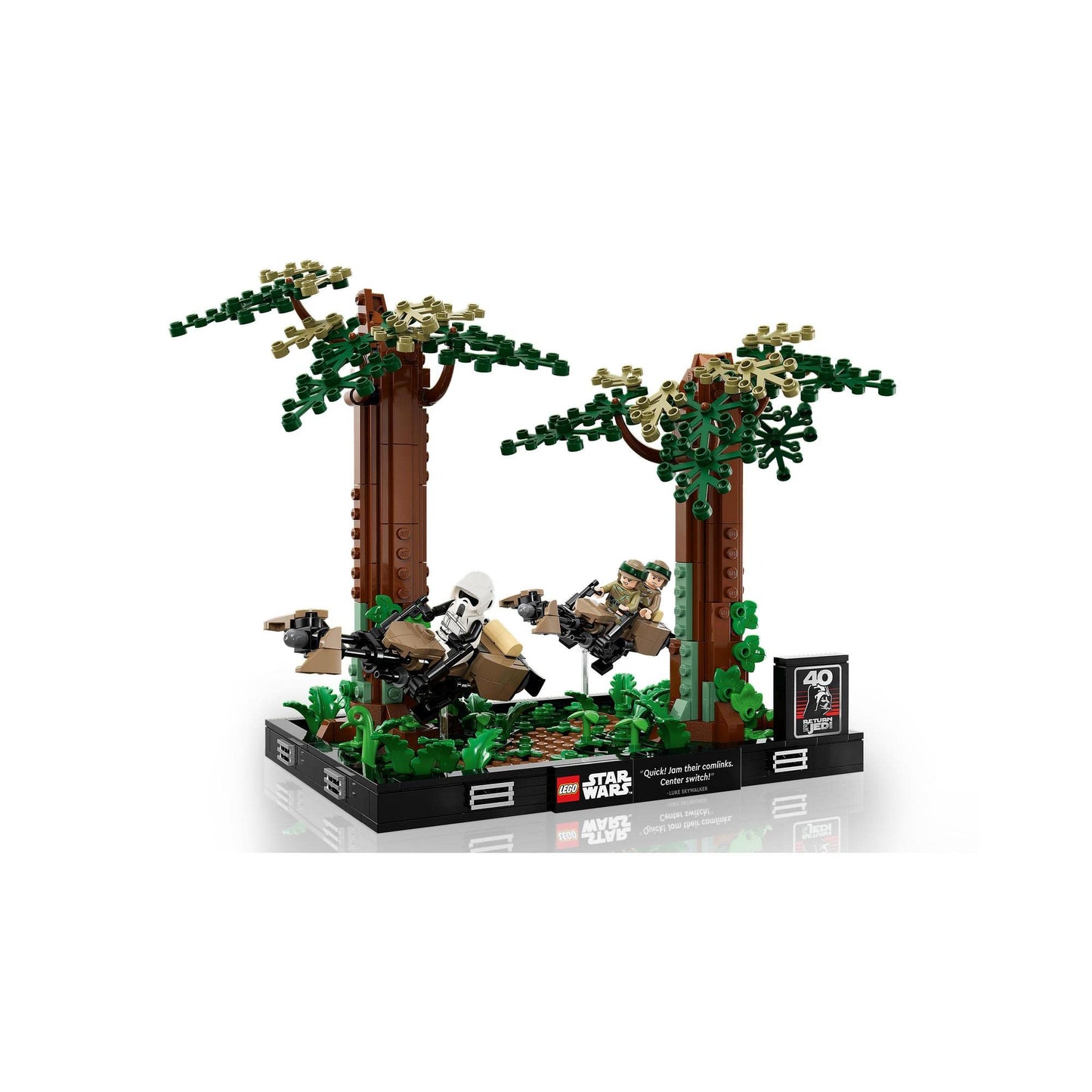LEGO® Star Wars™ diorama de la poursuite en speeder sur Endor 75353