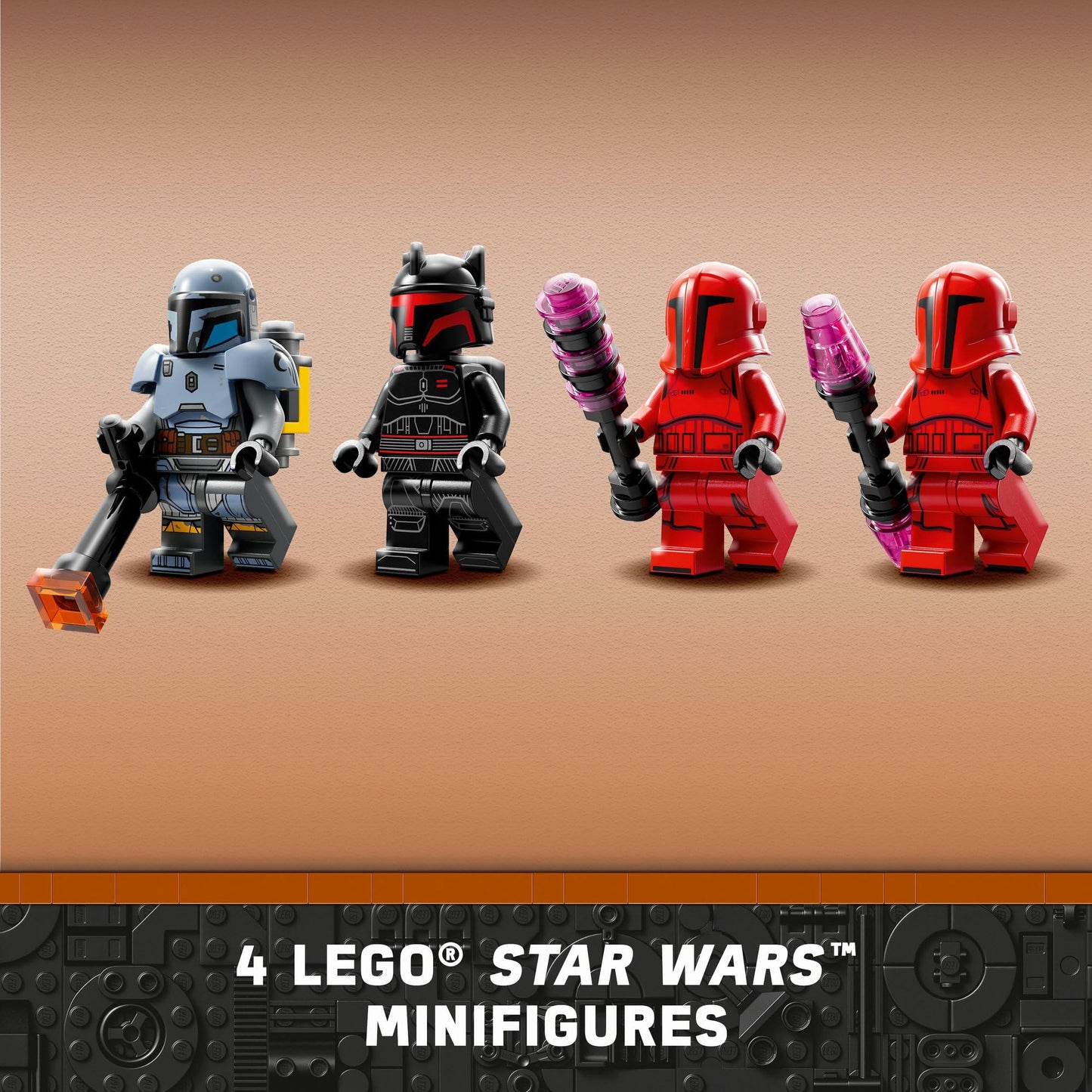 LEGO® Star Wars™ The Mandalorian combat de Paz Vizsla et Moff Gideon 75386