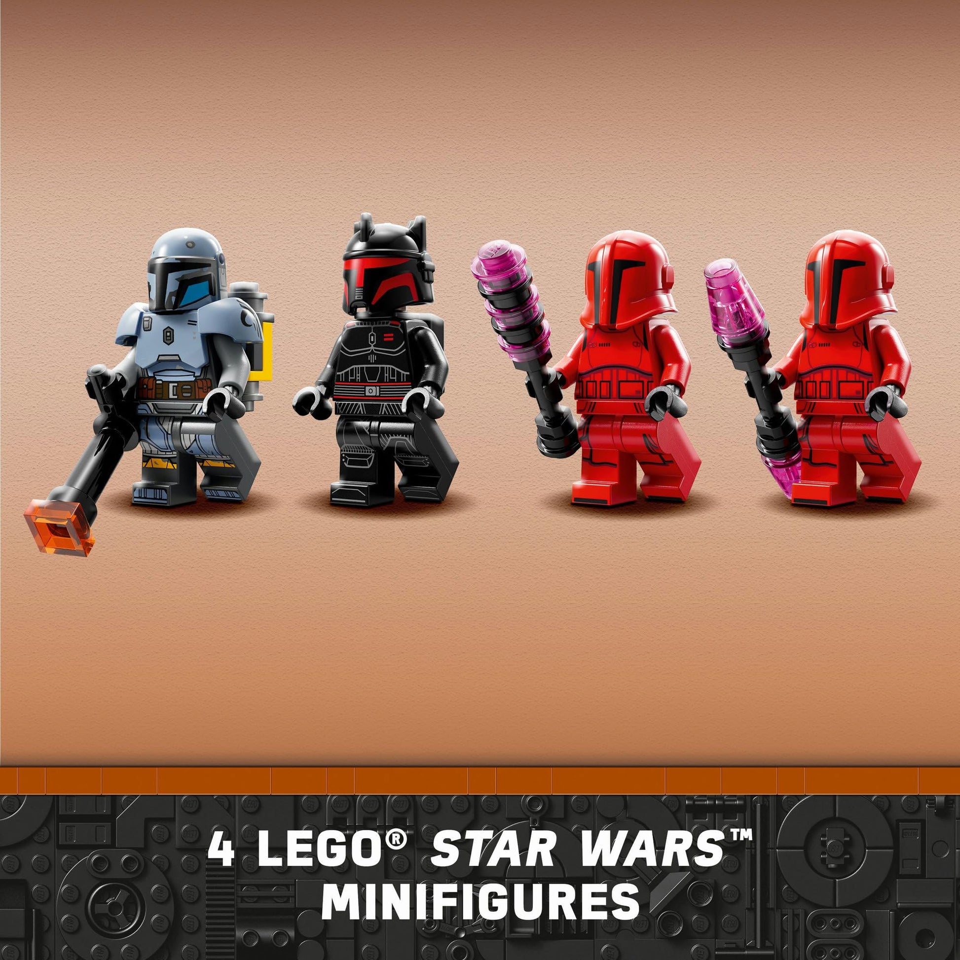LEGO® Star Wars™ The Mandalorian combat de Paz Vizsla et Moff Gideon 75386