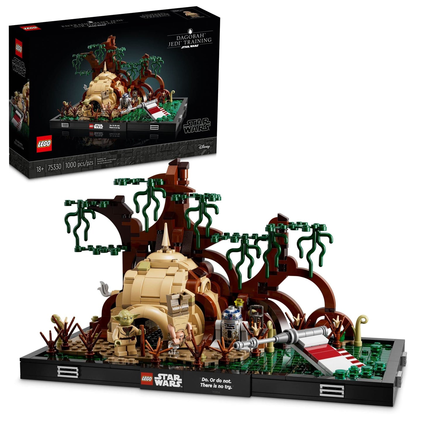 LEGO® Star Wars™ diorama de l’entraînement Jedi sur Dagobah 75330
