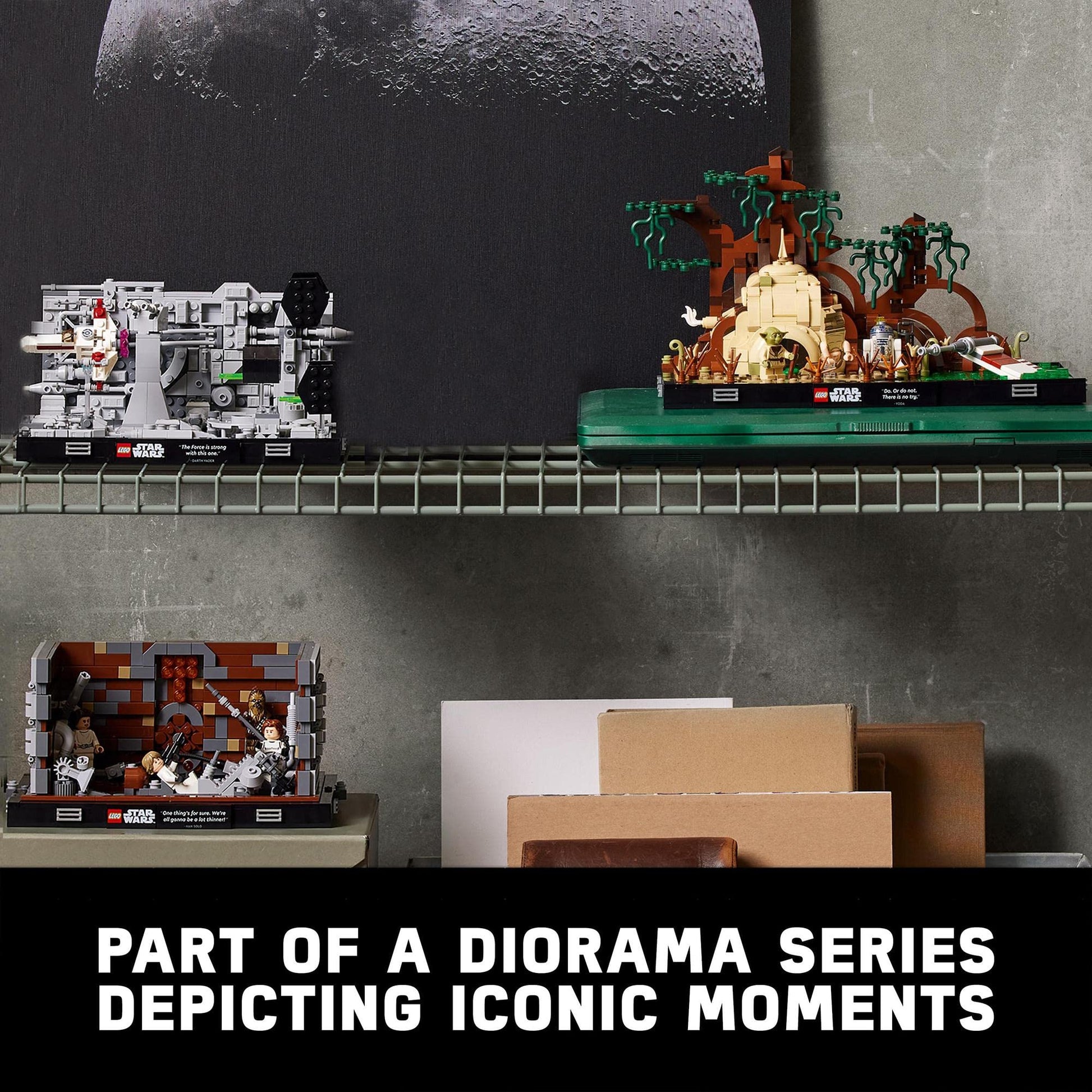 LEGO® Star Wars™ diorama de la tranchée de l’Étoile de la Mort 75329
