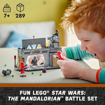 LEGO® Star Wars™ The Mandalorian combat de Paz Vizsla et Moff Gideon 75386