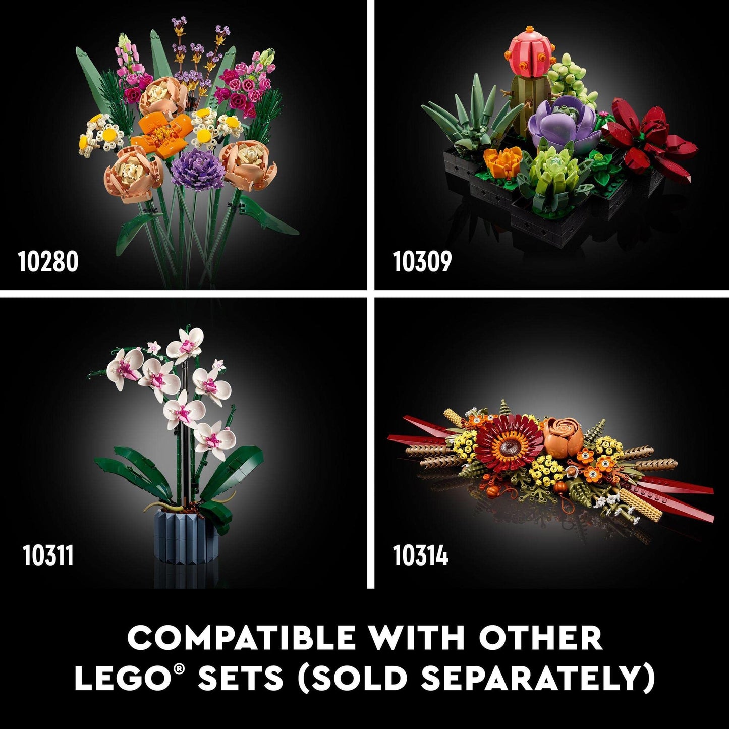 LEGO® Botanicals Bouquet de fleurs sauvages 10313