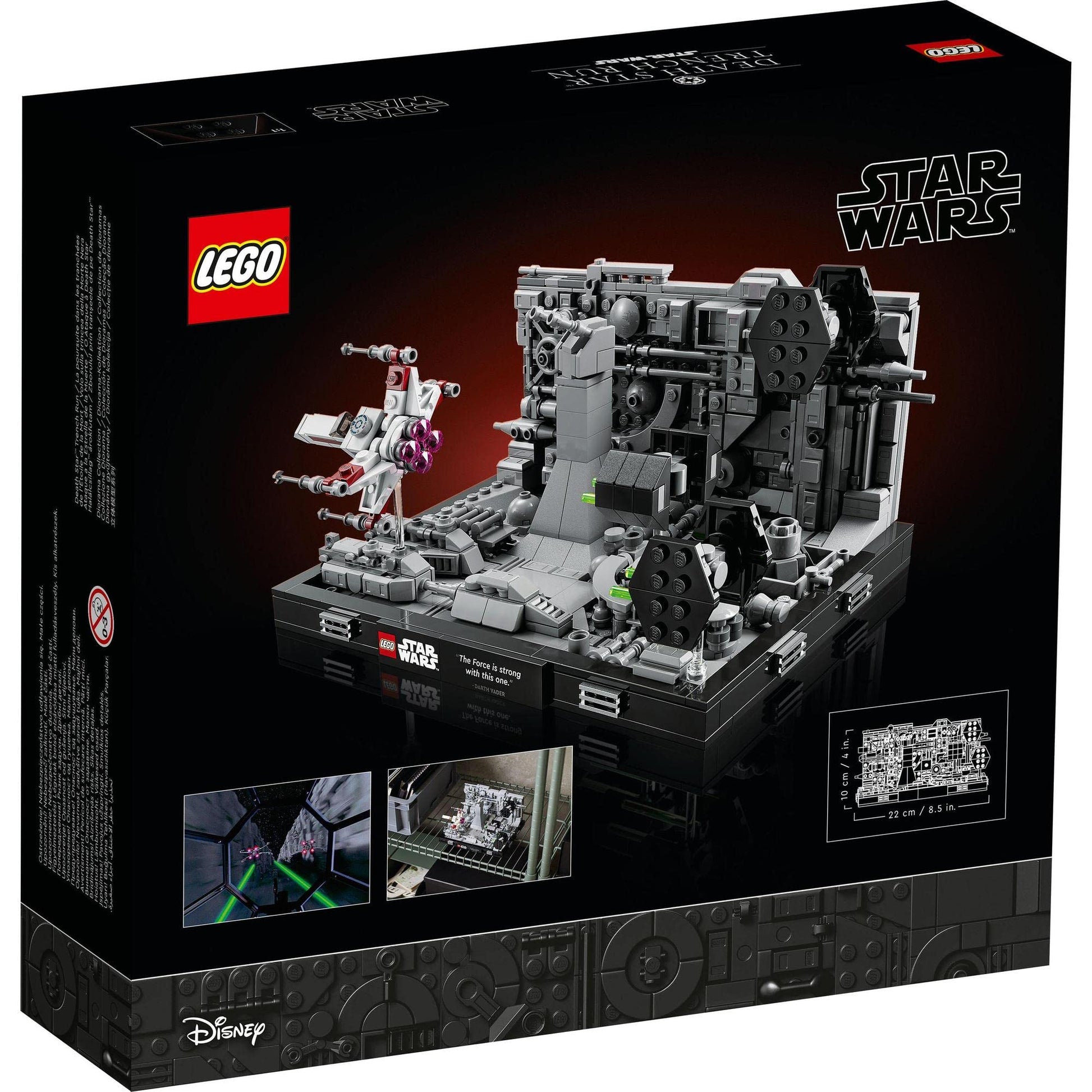LEGO® Star Wars™ diorama de la tranchée de l’Étoile de la Mort 75329