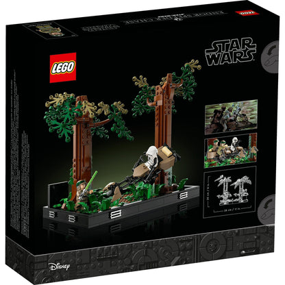 LEGO® Star Wars™ diorama de la poursuite en speeder sur Endor 75353
