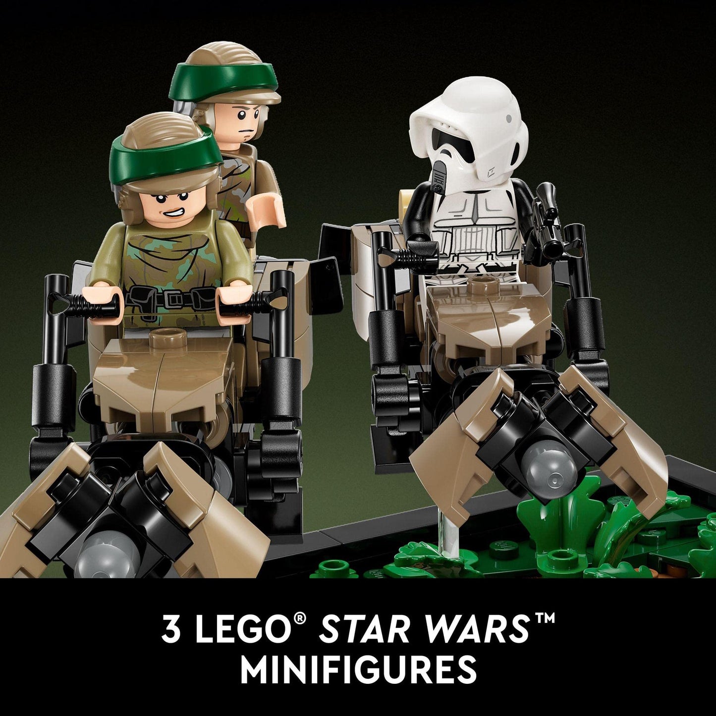 LEGO® Star Wars™ diorama de la poursuite en speeder sur Endor 75353