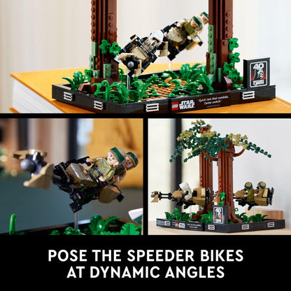 LEGO® Star Wars™ diorama de la poursuite en speeder sur Endor 75353