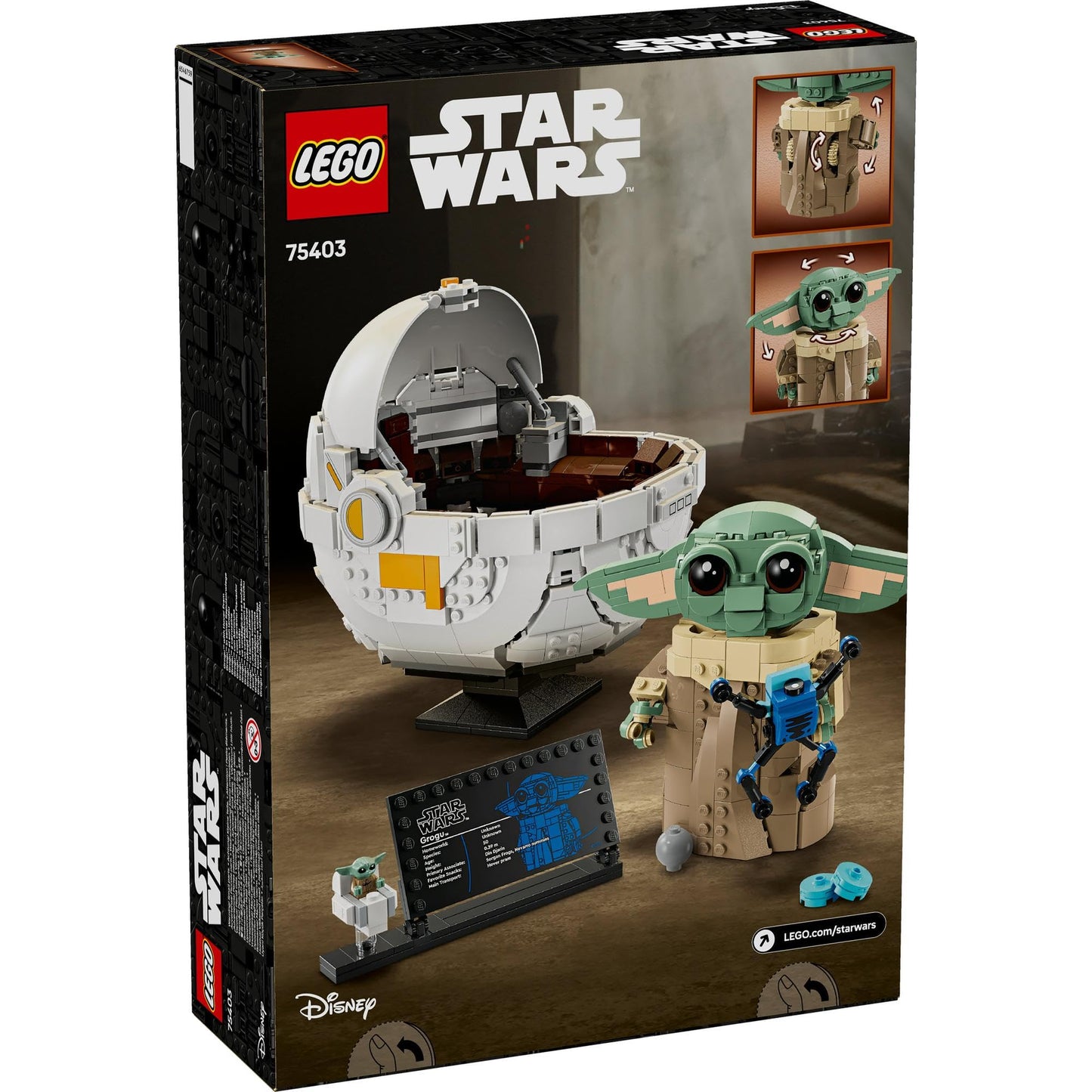 LEGO® Star Wars™ Grogu with landau flottant 75403