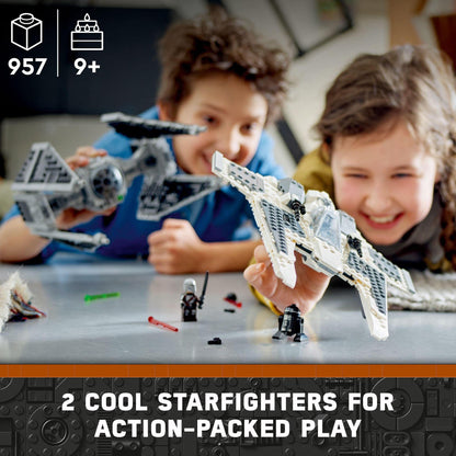 LEGO® Star Wars™ Mandalorian Fang Fighter vs. TIE Interceptor 75348