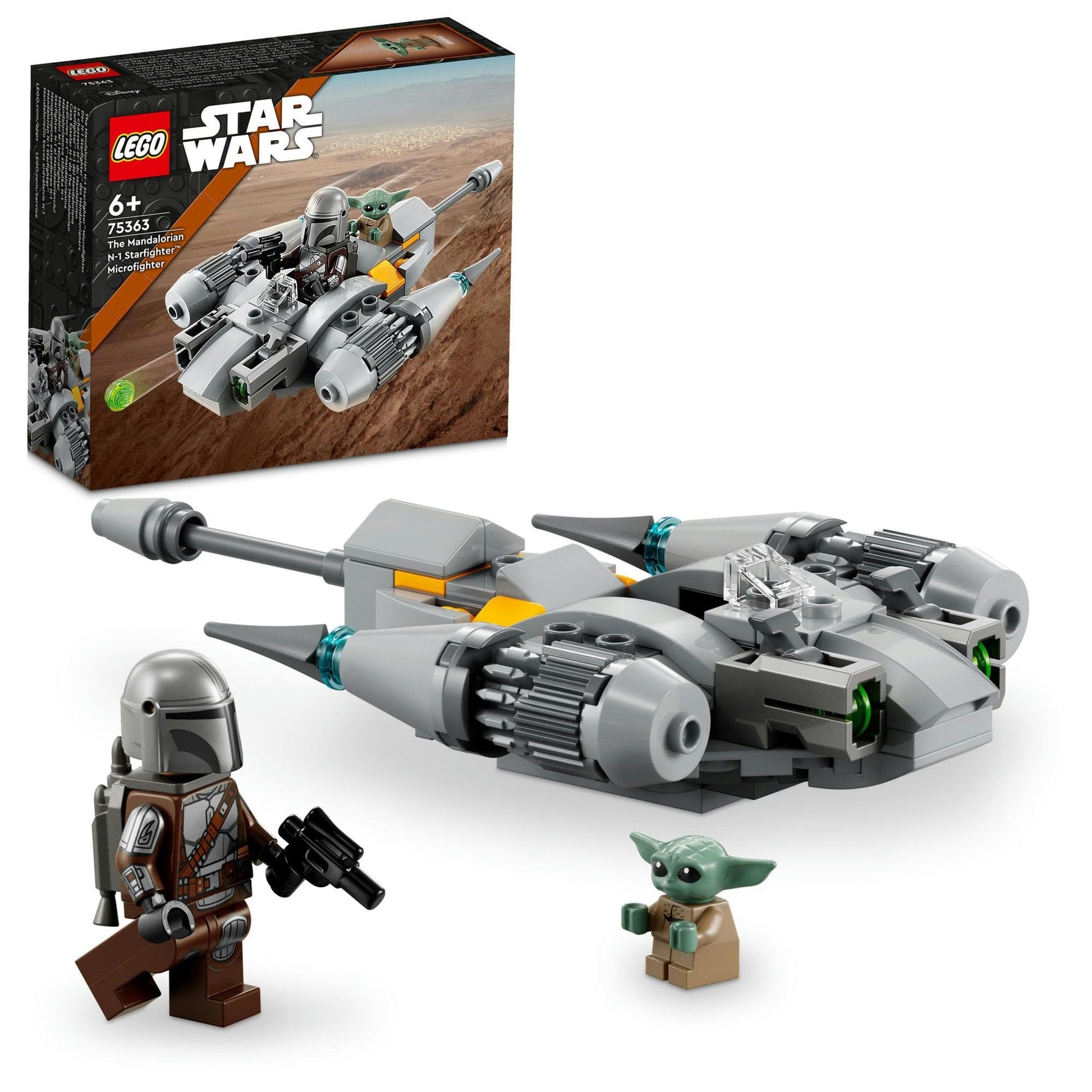 LEGO® Star Wars™ The Mandalorian’s N-1 chasseur stellaire micro-chasseur 75363