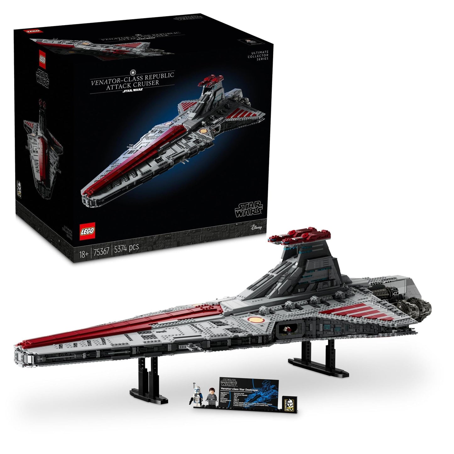 LEGO® Star Wars™ croiseur d’attaque de la République de classe Venator 75367
