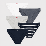 Lot 5 culottes en coton Femme
