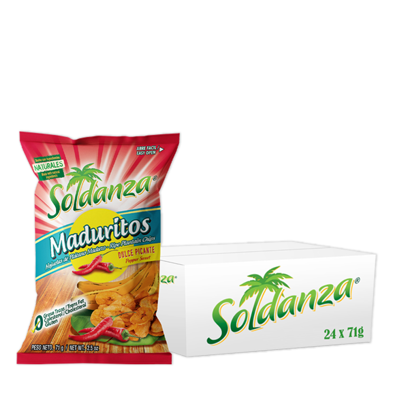 Soldanza Chips de bananes mÃ»res pimentÃ©es