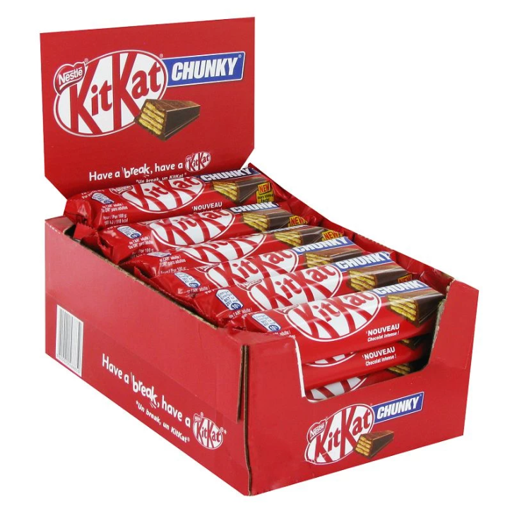 KitKat Chunky - Pr├⌐sentoir de 24 Barres 40g