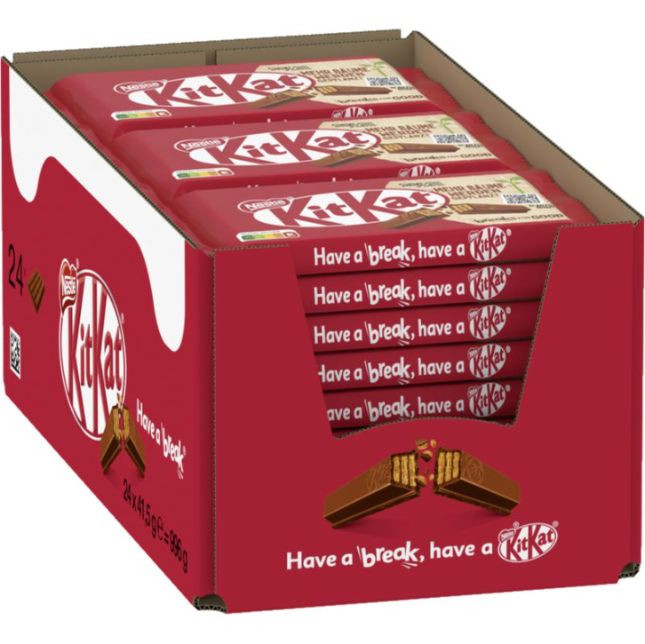 KitKat 4 Doigts - Pr├⌐sentoir de 24 Barres 41,5g