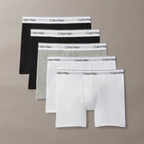 Lot de 5 boxers longs - Icon Cotton Stretch