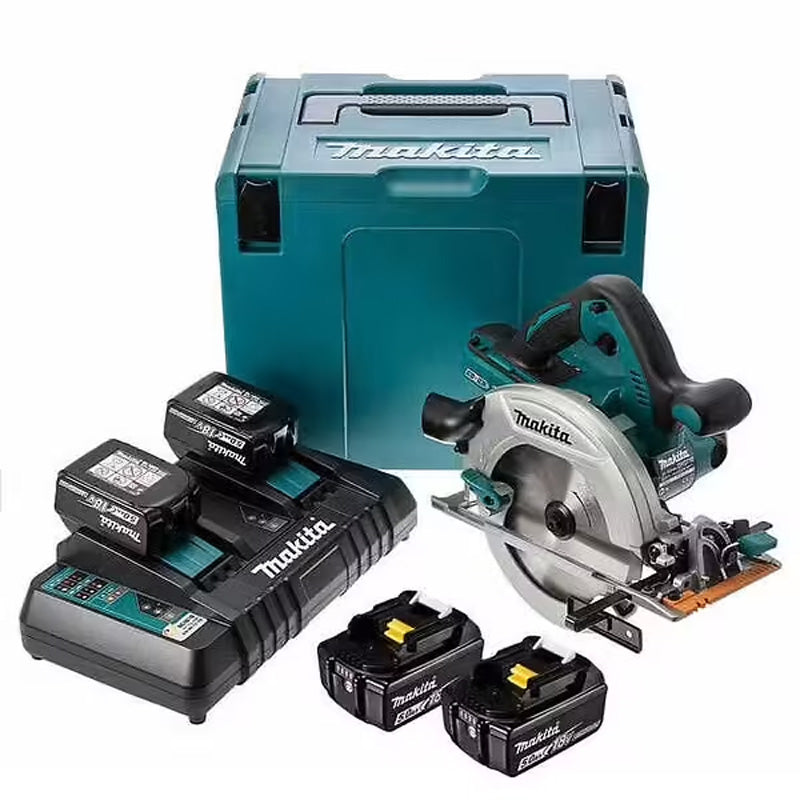 Scie circulaire Ø 190 mm 36V LXT® MAKITA DHS710PT4J – 4 x 5 Ah avec coffret et chargeur double