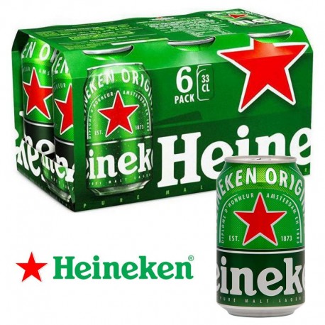 3x Heineken 33cl Ã24