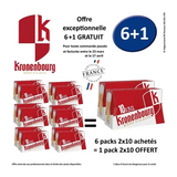 Lot Kronenbourg pack de 2x10x25cl VP - 6 +1 offert (par 14)