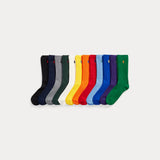 Coffret Cadeau de 12 Paires de Chaussettes Signature Pony Crew