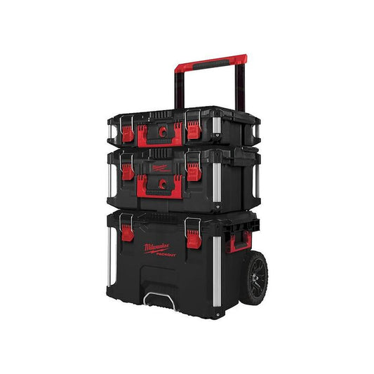 Milwaukee PACKOUT 4932464244 Grande caisse à outils – Rouge/Noir