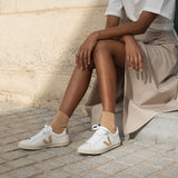 ESPLAR LEATHER WHITE PLATINE